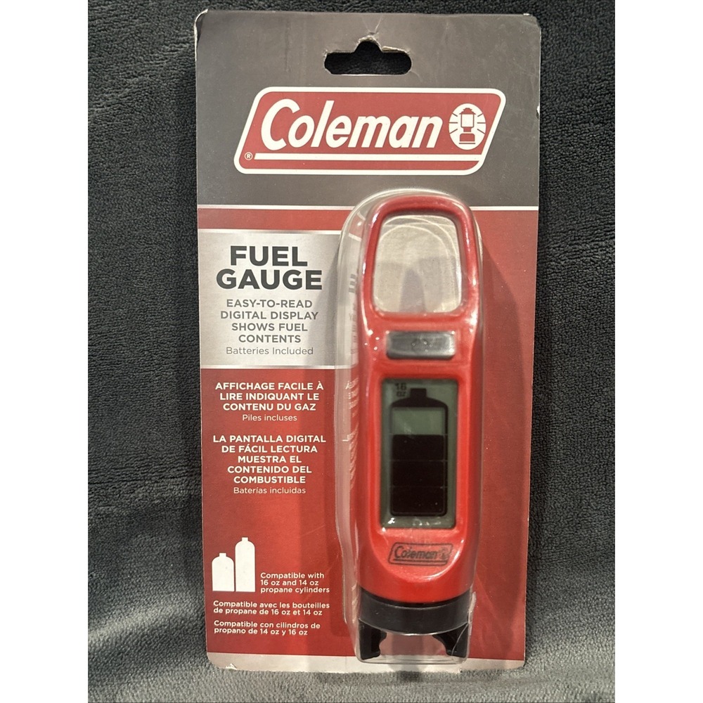 1 New Coleman Fuel Gage for Propane Cylinders 16‎ oz and 14 oz 419962 Camping